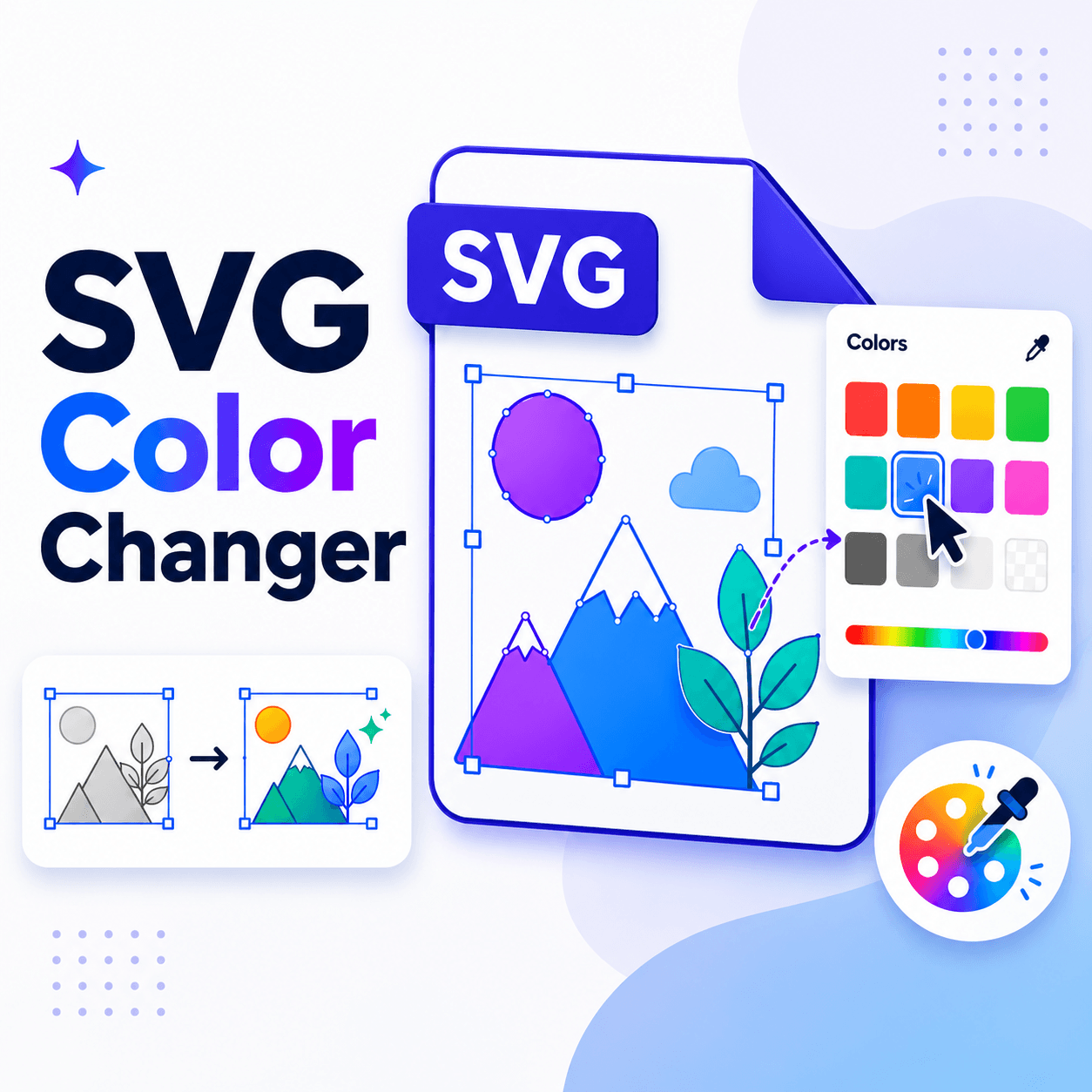 SVG Color Changer tool preview