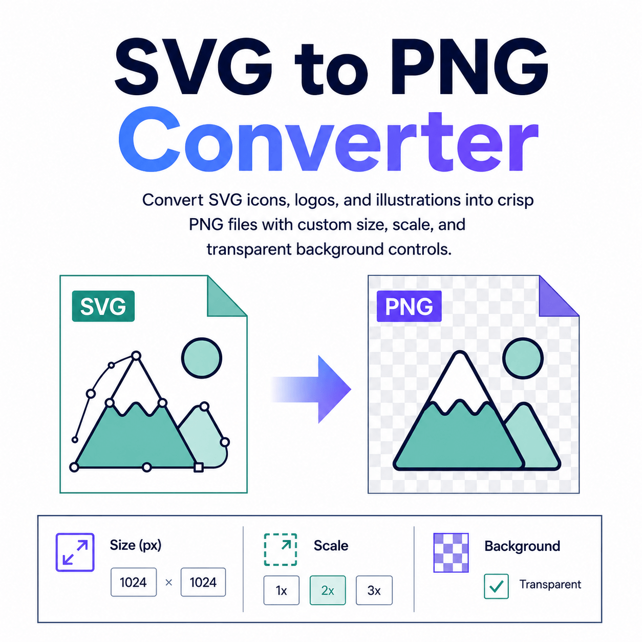 SVG to PNG Converter preview